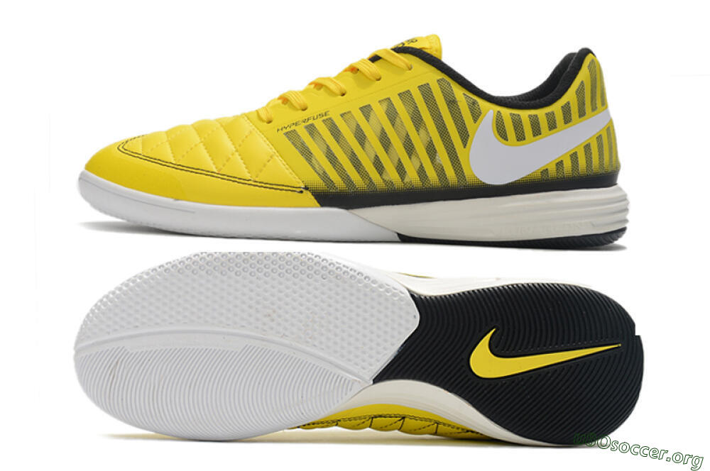 Nike Lunar Gato 2 IC Football Shoes - Yellow/Black/White 1