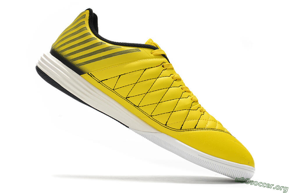 Nike Lunar Gato 2 IC Football Shoes - Yellow/Black/White 4
