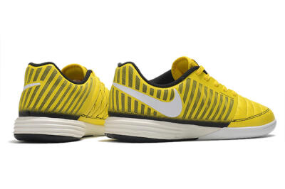 Nike Lunar Gato 2 IC Football Shoes - Yellow/Black/White