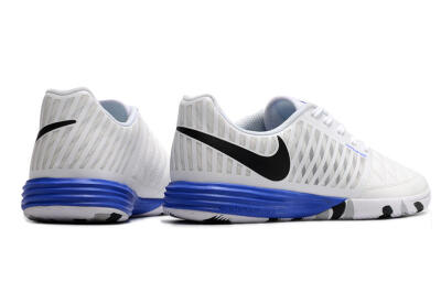 Nike Lunar Gato 2 IC Football Shoes - White/Black/Blue
