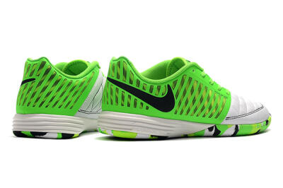 Nike Lunar Gato 2 IC Football Shoes - White/Green/Black
