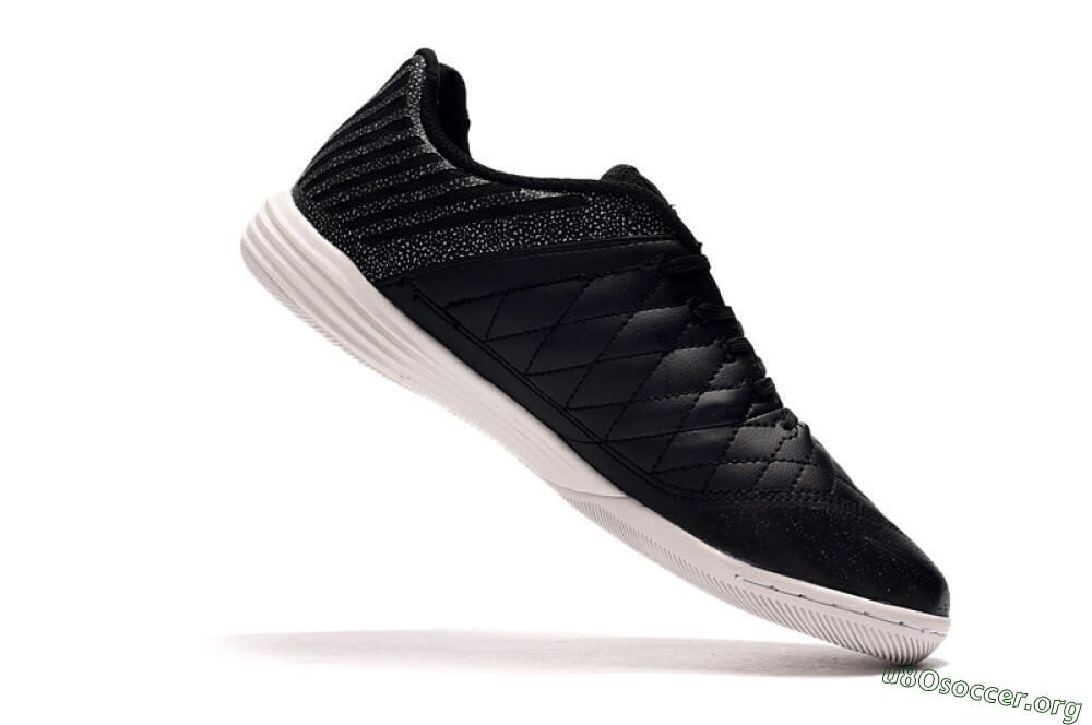 Nike Lunar Gato 2 IC Football Shoes - Black/Silver/White 7