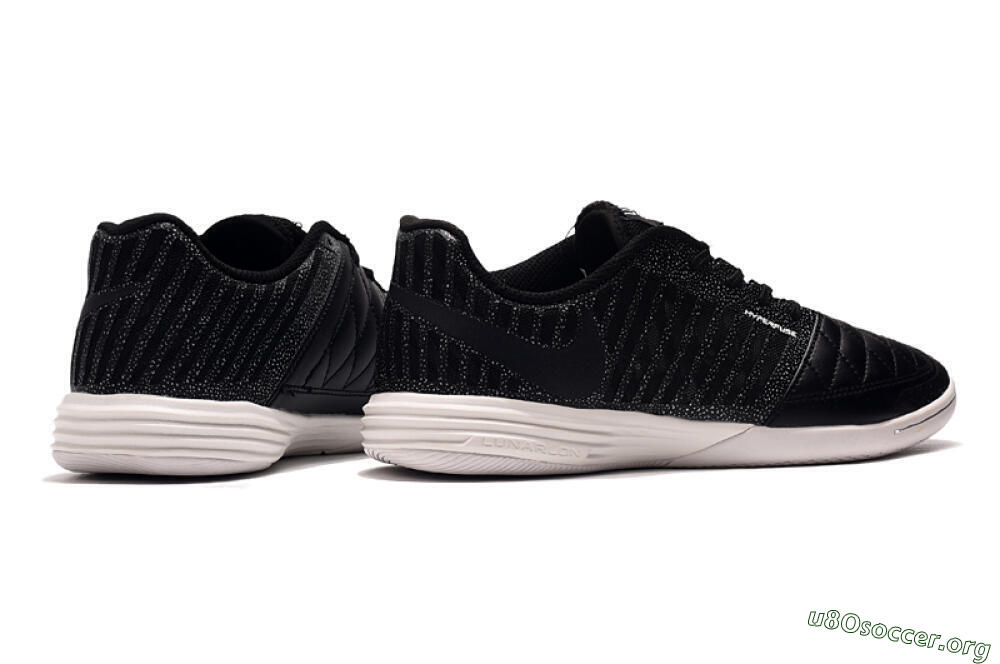 Nike Lunar Gato 2 IC Football Shoes - Black/Silver/White 9