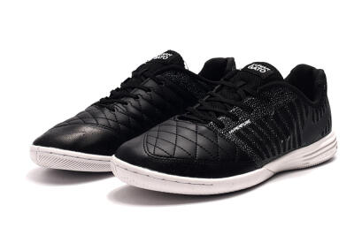 Nike Lunar Gato 2 IC Football Shoes - Black/Silver/White