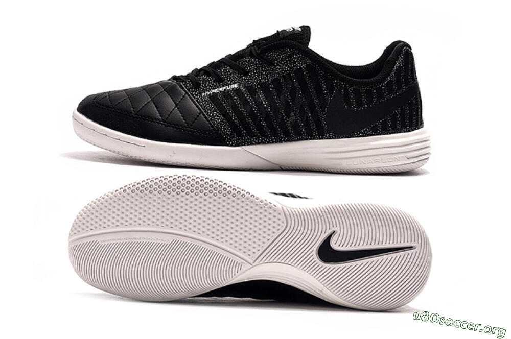 Nike Lunar Gato 2 IC Football Shoes - Black/Silver/White 1