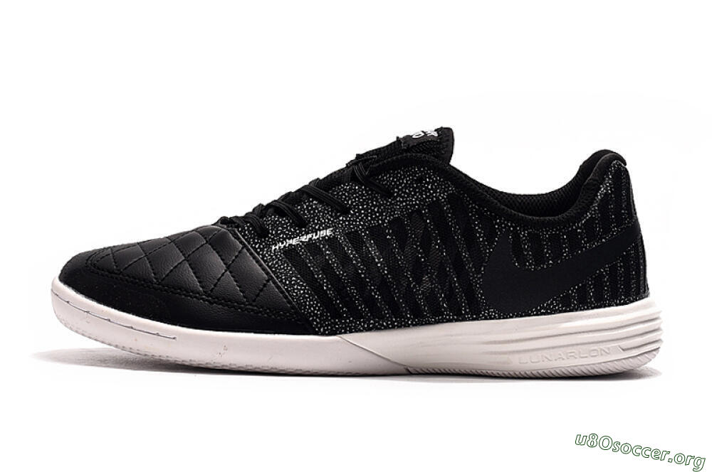 Nike Lunar Gato 2 IC Football Shoes - Black/Silver/White 3