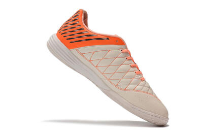 Nike Lunar Gato 2 IC Football Shoes - White/Orange/Black