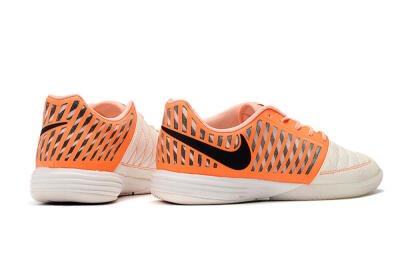 Nike Lunar Gato 2 IC Football Shoes - White/Orange/Black