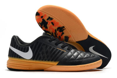 Nike Lunar Gato 2 IC Football Shoes - Black/White/Brown