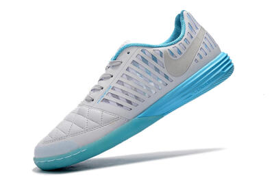Nike Lunar Gato 2 IC Football Shoes - White/Silver/Jade