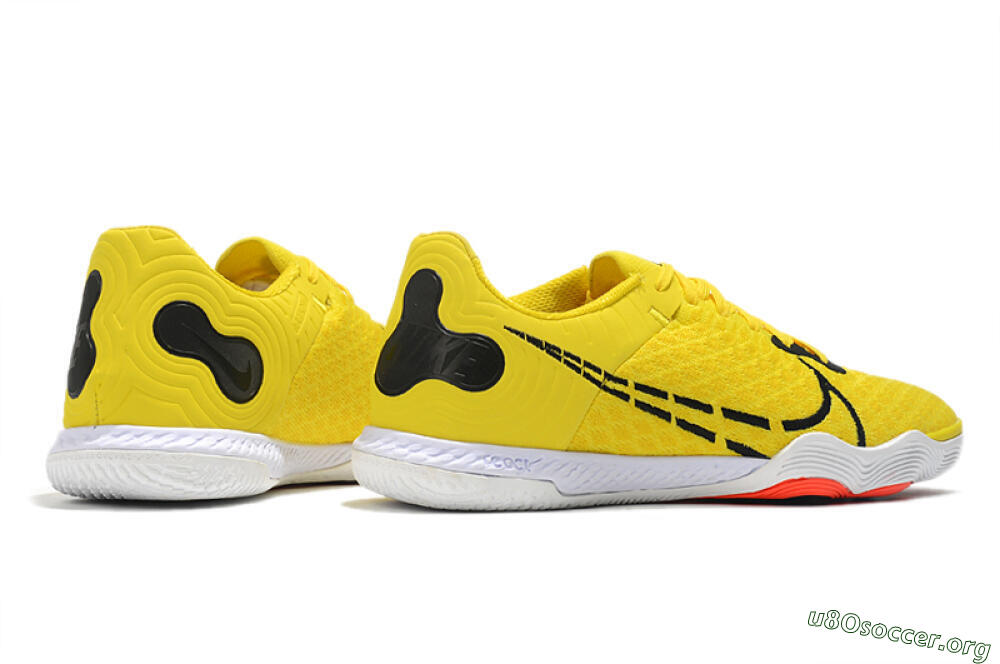 Nike React Gato IC Football Shoes - Yellow/Black/White 6