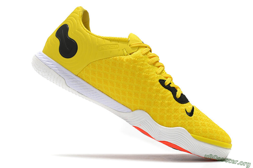 Nike React Gato IC Football Shoes - Yellow/Black/White 4
