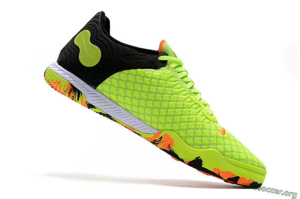 Nike React Gato IC Football Shoes - Yellow/Red/Black 4