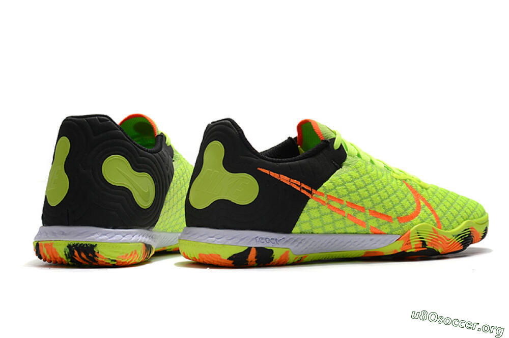 Nike React Gato IC Football Shoes - Yellow/Red/Black 6