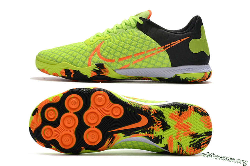 Nike React Gato IC Football Shoes - Yellow/Red/Black 1