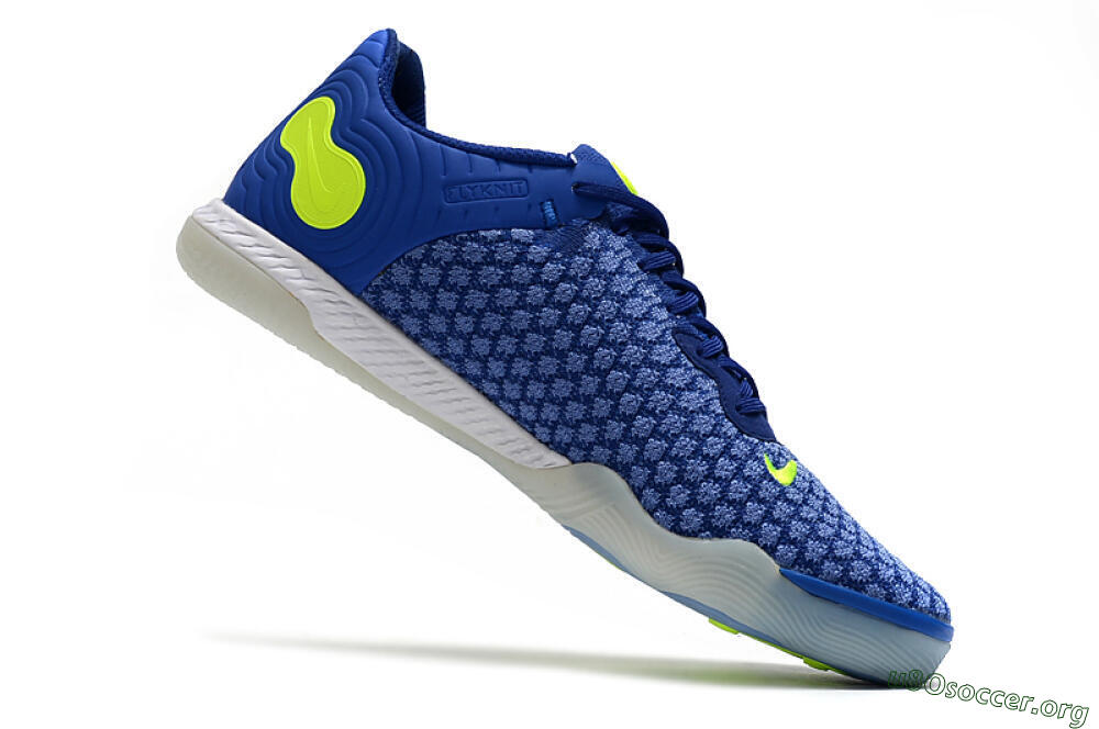 Nike React Gato IC Football Shoes - Blue/Yellow/White 4