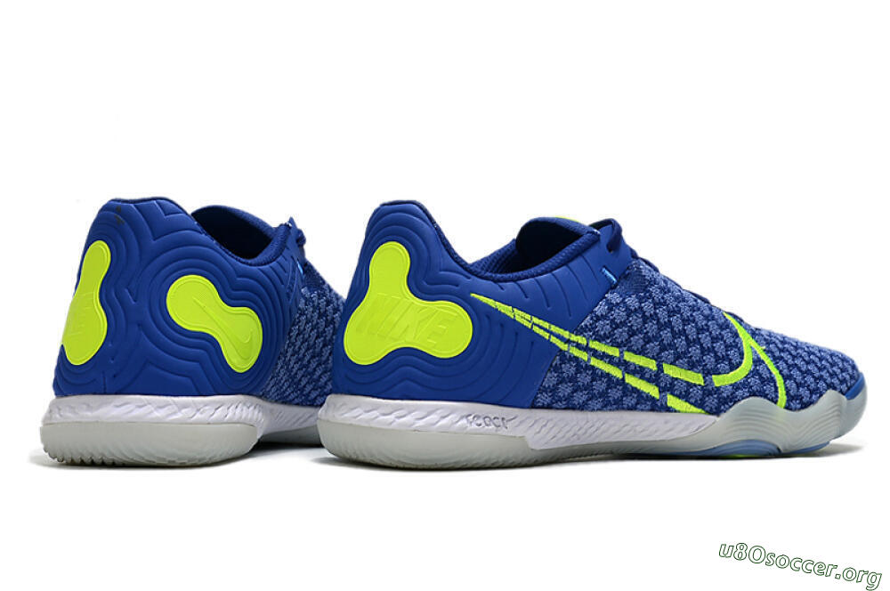 Nike React Gato IC Football Shoes - Blue/Yellow/White 6