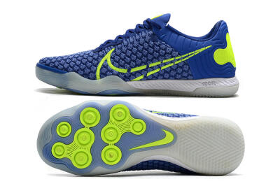Nike React Gato IC Football Shoes - Blue/Yellow/White