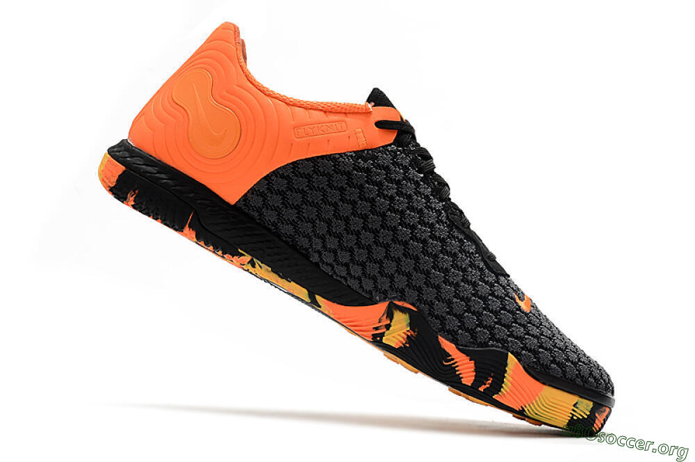 Nike React Gato IC Football Shoes - Black/Red/White 4