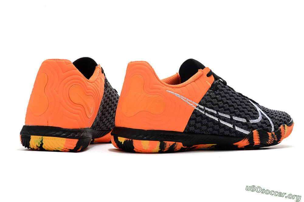 Nike React Gato IC Football Shoes - Black/Red/White 6