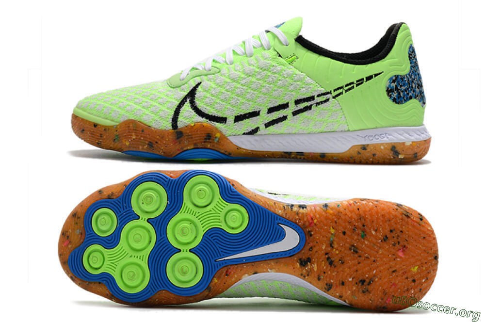 Nike React Gato IC Football Shoes - Green/White/Black 1