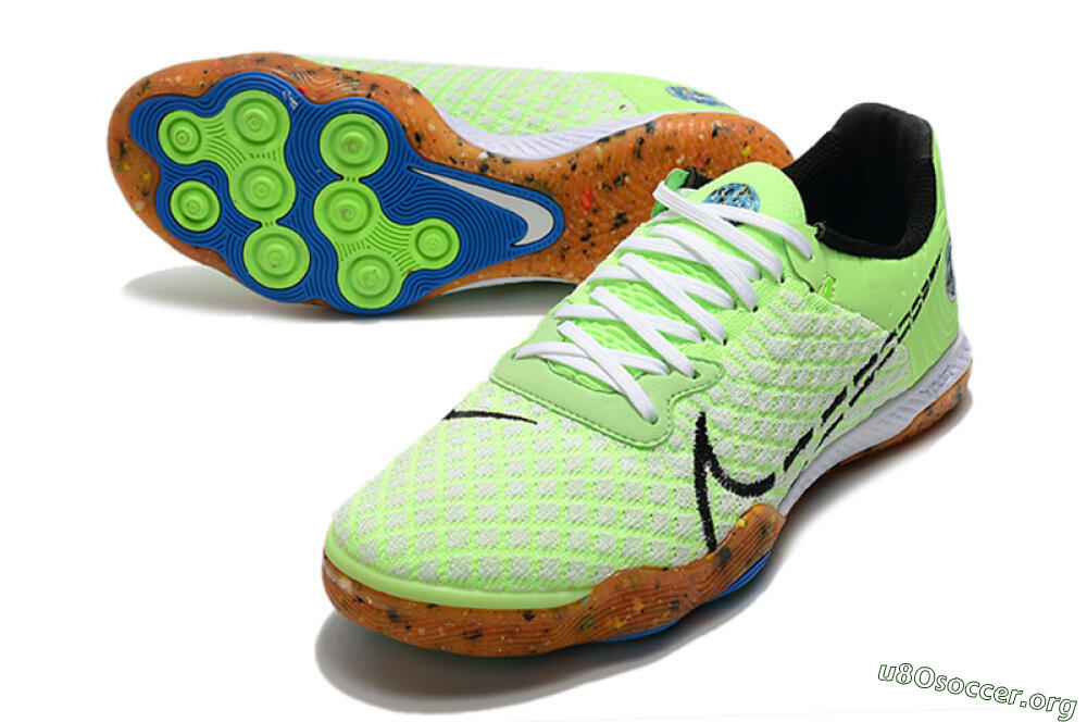 Nike React Gato IC Football Shoes - Green/White/Black 0