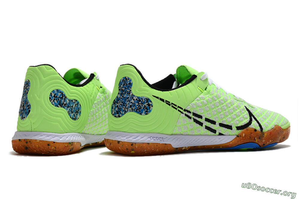 Nike React Gato IC Football Shoes - Green/White/Black 6