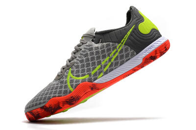 Nike React Gato IC Football Shoes - Grey/Red/Yellow