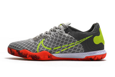Nike React Gato IC Football Shoes - Grey/Red/Yellow