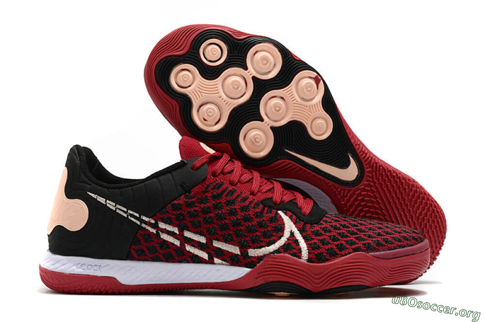 Nike React Gato IC Football Shoes - Red/White/Black 2