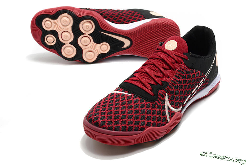 Nike React Gato IC Football Shoes - Red/White/Black 0