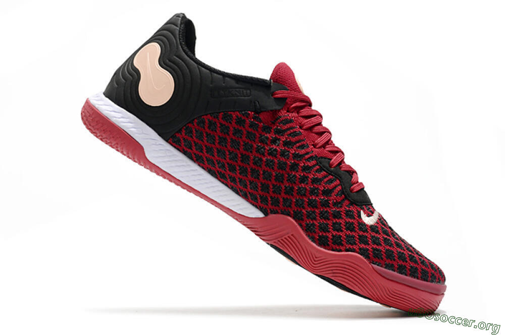 Nike React Gato IC Football Shoes - Red/White/Black 4
