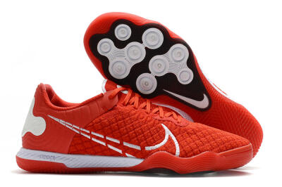 Nike React Gato IC Football Shoes - Red/Whtie/Black