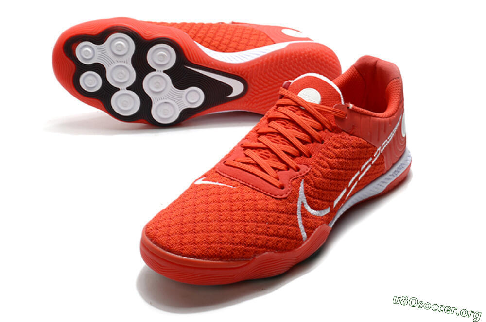 Nike React Gato IC Football Shoes - Red/Whtie/Black 0