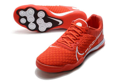 Nike React Gato IC Football Shoes - Red/Whtie/Black