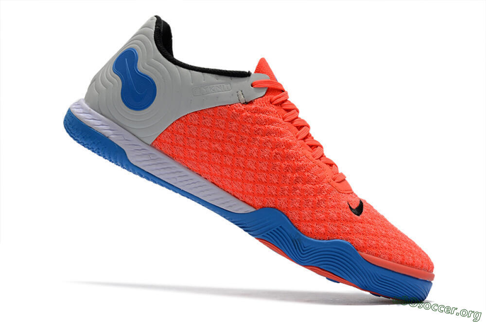 Nike React Gato IC Football Shoes - Red/Grey/Blue 4