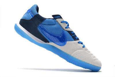 Nike Street Gato IC Football Shoes - Grey/Blue