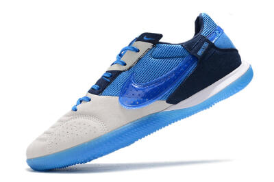 Nike Street Gato IC Football Shoes - Grey/Blue