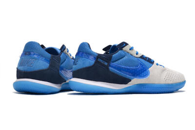 Nike Street Gato IC Football Shoes - Grey/Blue