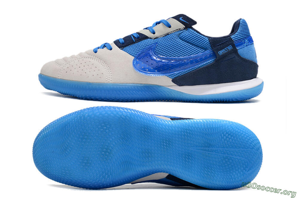 Nike Street Gato IC Football Shoes - Grey/Blue 1