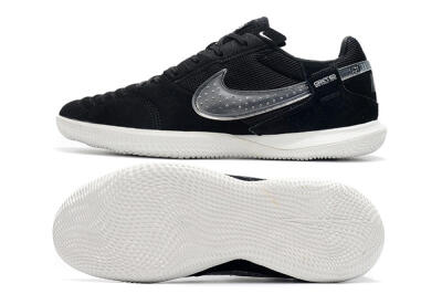 Nike Street Gato IC Football Shoes - Black/White