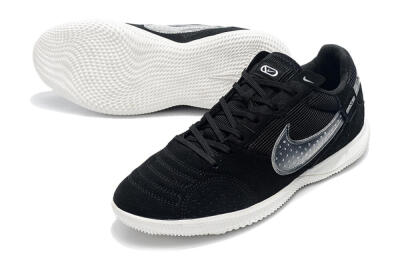 Nike Street Gato IC Football Shoes - Black/White
