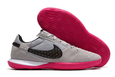 Nike Street Gato IC Football Shoes - Grey/Black/Pink