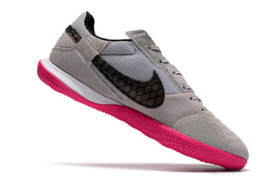 Nike Street Gato IC Football Shoes - Grey/Black/Pink