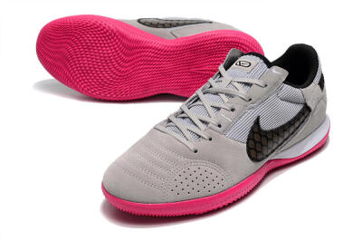 Nike Street Gato IC Football Shoes - Grey/Black/Pink
