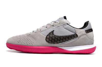 Nike Street Gato IC Football Shoes - Grey/Black/Pink