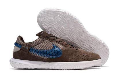 Nike Street Gato IC Football Shoes - Brown/Blue/White
