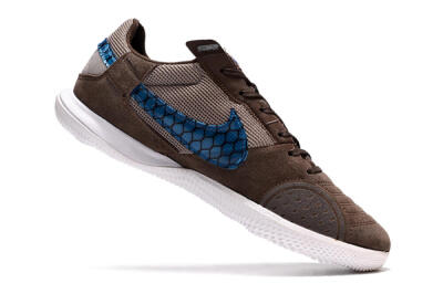 Nike Street Gato IC Football Shoes - Brown/Blue/White