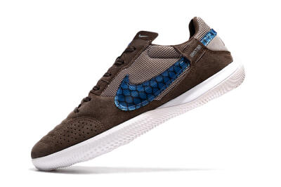 Nike Street Gato IC Football Shoes - Brown/Blue/White