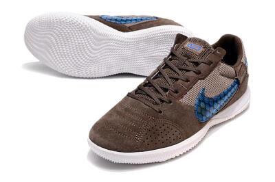 Nike Street Gato IC Football Shoes - Brown/Blue/White